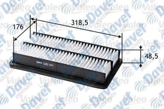 VALEO 585147 Hava Filtresi Mazda 6 2.0 Cd /  6 1.8  ####